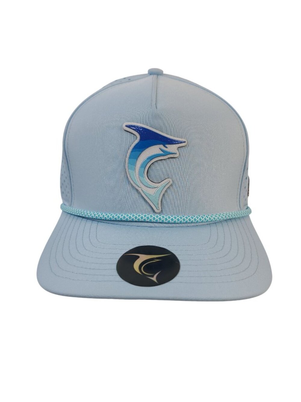 NEW The Gulf Standard Dolphin Logo Light Blue Snapback Hat Adjustable